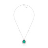 RichandRare-BLACK-EMERALD, ONYX AND DIAMOND PENDENT NECKLACE